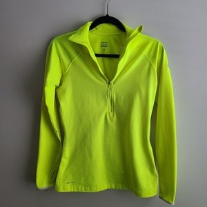 Nike running neon long sleeve